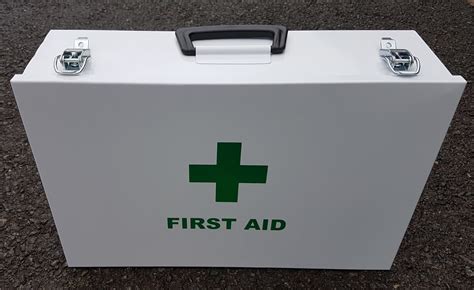 first aid metal box|first aid box refill supplies.